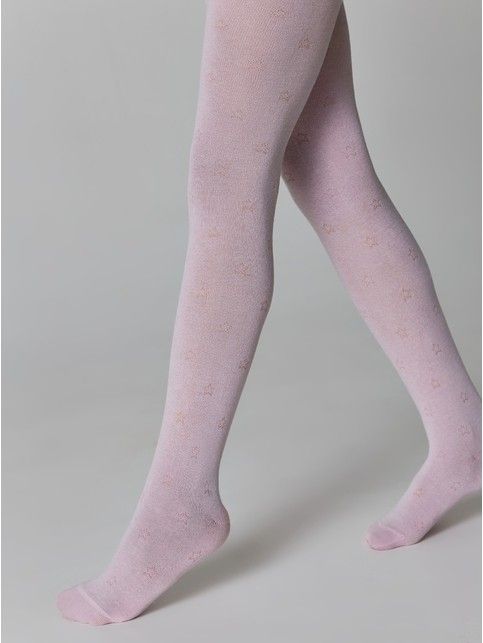 Хлопковые колготки с рисунком «звёзды»