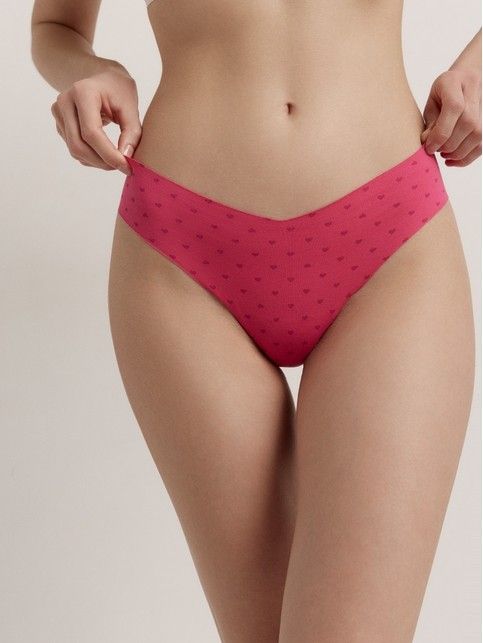 Бесшовные Трусы "бразилиана" с V-образной линией талии INVISIBLE LBR 1226