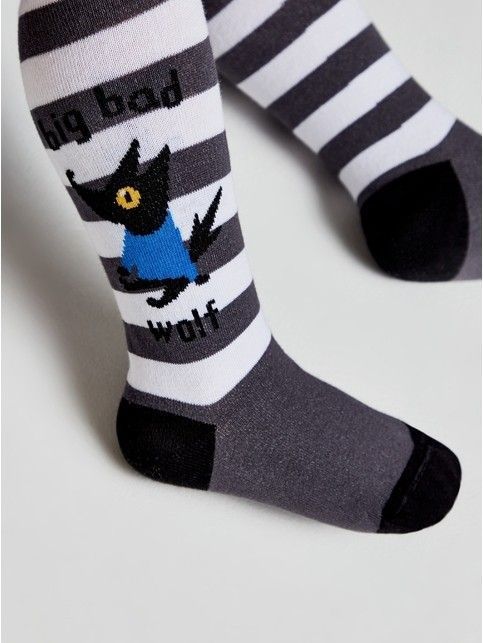 Хлопковые колготки с рисунком “Wolf”