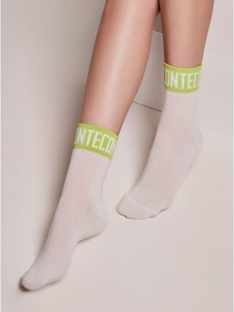 Удлиненные графитовые носки из вискозы «Conte»