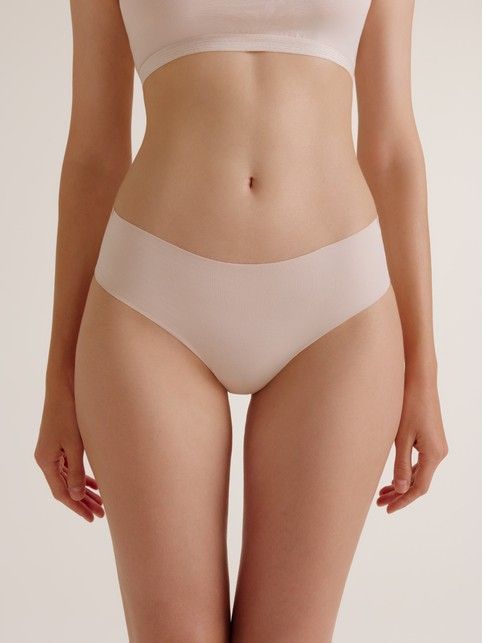 Бесшовные трусы «бикини» с высокой посадкой INVISIBLE LB 3313
