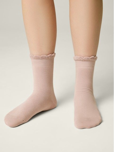 Носки с хлопком и воздушными рюшами TIP-TOP