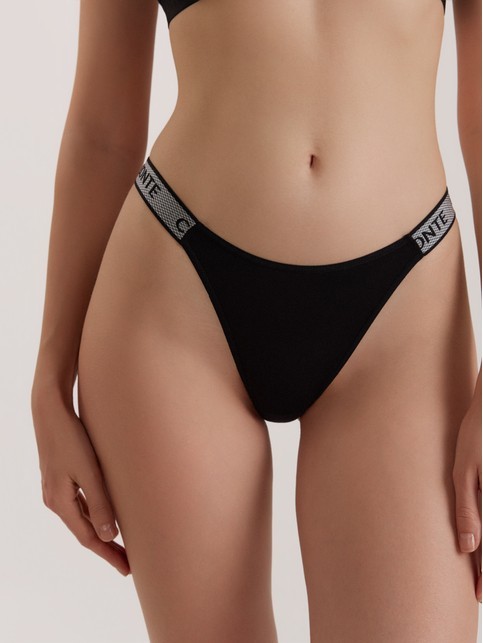 Трусы «танга» из вискозы с V-образной линией талии BODY TOUCH LBR 3210