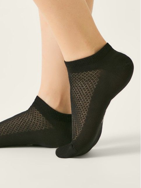 Ультракороткие носки с ажурной сеточкой и хлопком ACTIVE