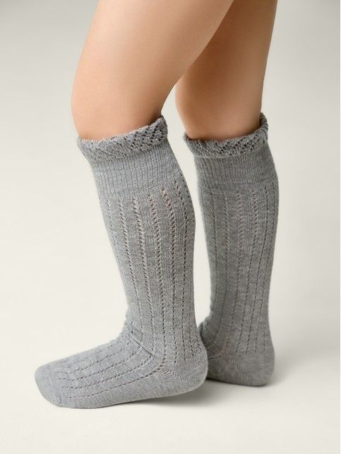 Гольфы с воздушными рюшами и хлопком MISS