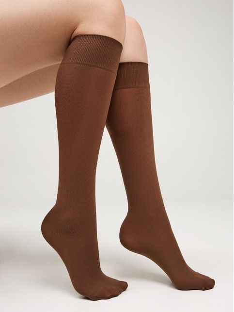 Плотные гольфы Microfibra 50 (конверт) - купить в интернет-магазине Conte