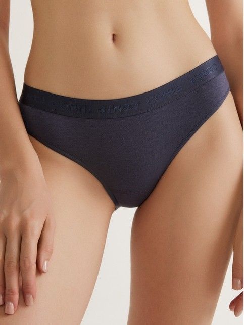 Трусы «слип» из бамбука с хлопком CRISS CROSS LB 3129