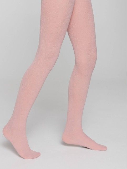 Колготки из микрофибры с рельефным рисунком DAISY