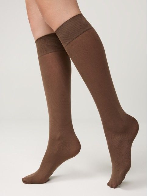 Плотные гольфы Microfibra 50 (конверт) - купить в интернет-магазине Conte