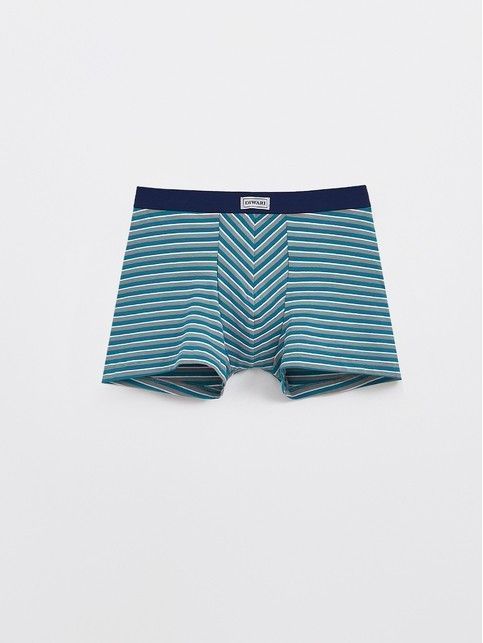 Трусы-шорты из хлопком в полоску BASIC MSH 2956