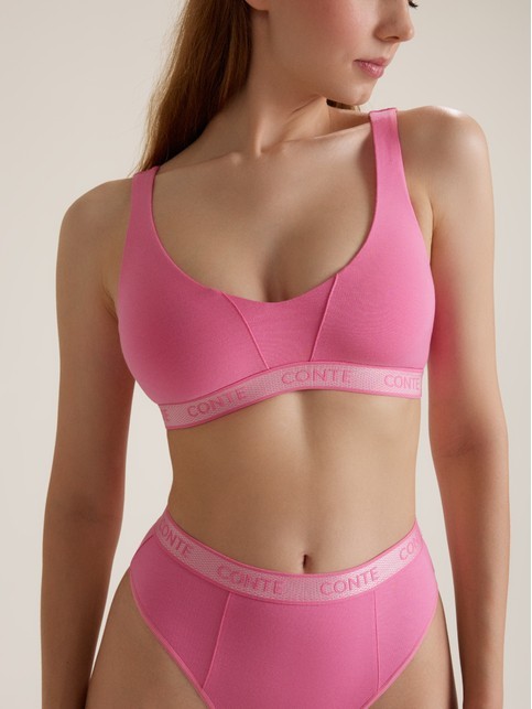 Бюстье из вискозы с декоративными линиями BODY TOUCH LBE 3192