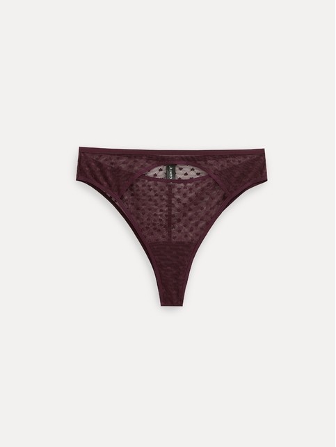 Трусы бразилиана из сетки с сердечками HEARTS LBR 3337 - купить в интернет-магазине Conte