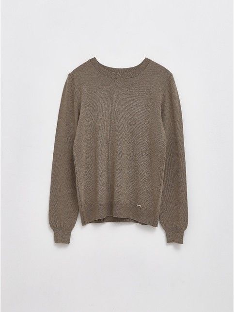 Базовый джемпер прямого силуэта из пряжи с вискозой LDK 278