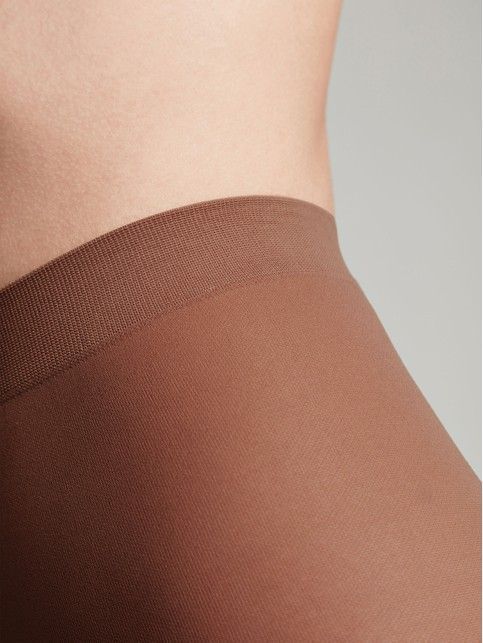 Женские бежевые утепленные колготки