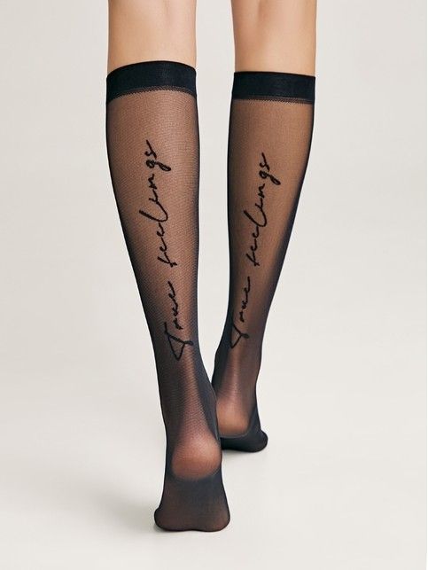 Гольфы с рисунком True Love