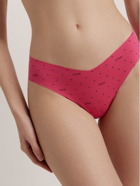 Бесшовные Трусы "бразилиана" с V-образной линией талии INVISIBLE LBR 1226