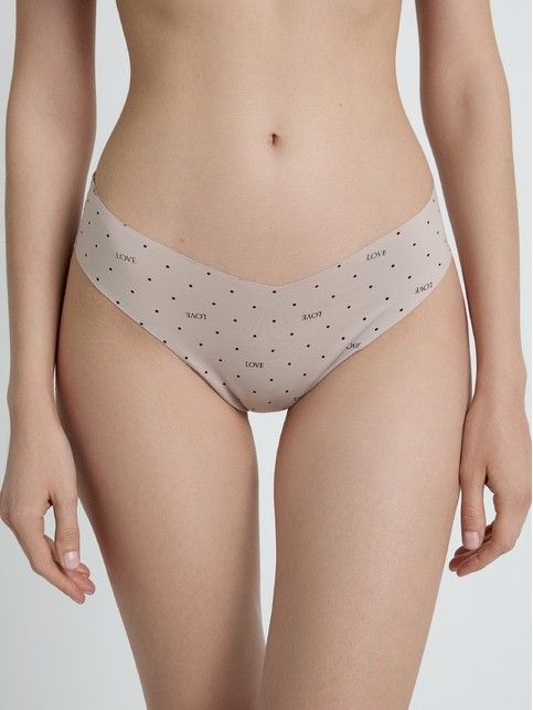 Бесшовные Трусы "бразилиана" с V-образной линией талии INVISIBLE LBR 1226