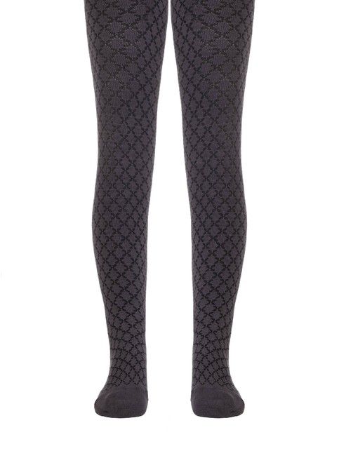 Колготки хлопковые детские TIP-TOP темно-серый