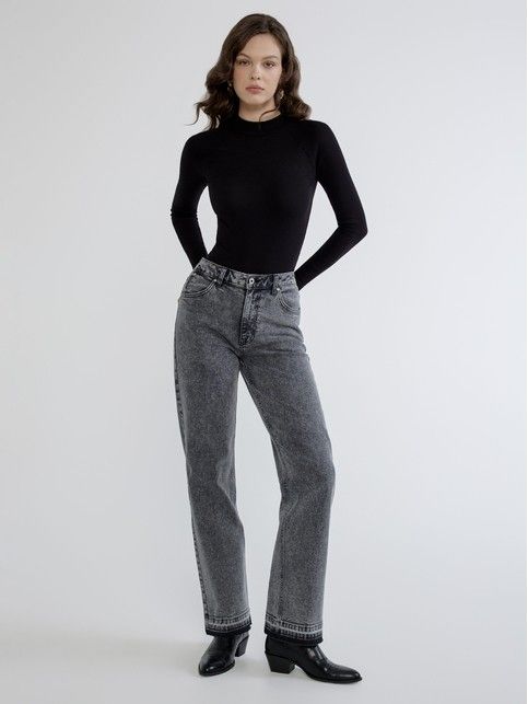 Боди в рубчик с рисунком tie-dye LBD 1844