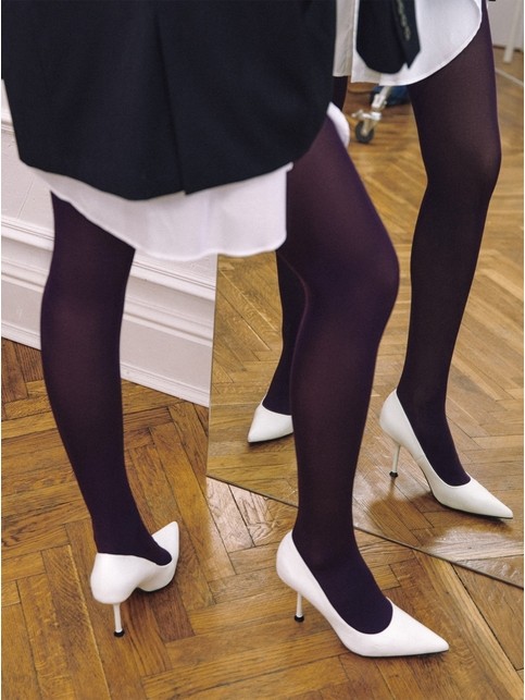 Фиолетовые женские колготки