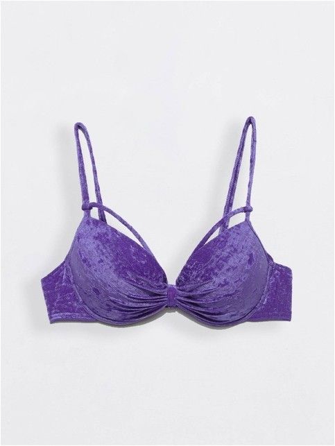 Лиф женский с эффектом push-up BELLA VELVET королевская фиалка