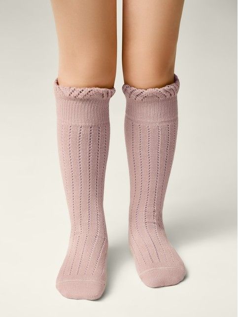 Гольфы с воздушными рюшами и хлопком MISS