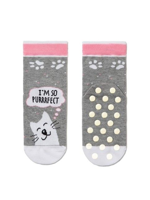 Антискользящие носки TIP-TOP с рисунками, модель 403