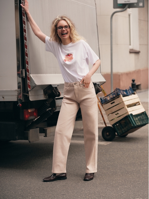 Футболка из хлопка с рисунком «Cake» LD 3032 - купить в интернет-магазине Conte