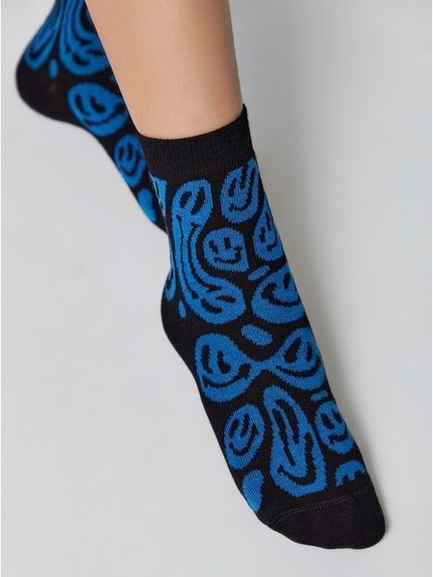 Хлопковые носки с рисунками, модель 635