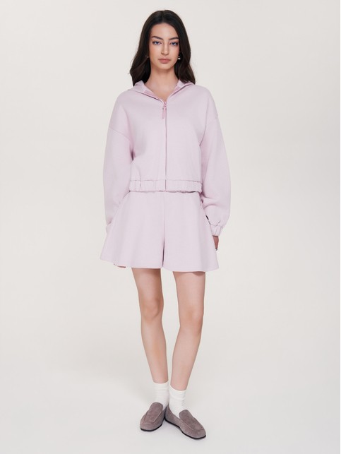 Худи из футера-пике на молнии с капюшоном LJ 3456 - купить в интернет-магазине Conte