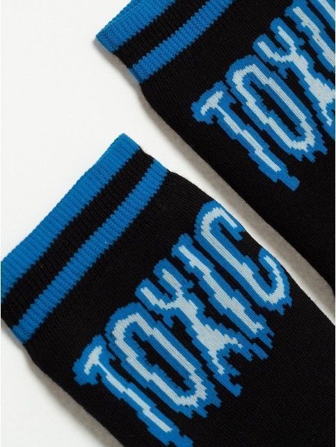 Махровые носки SOF-TIKI с рисунками "Toxic"