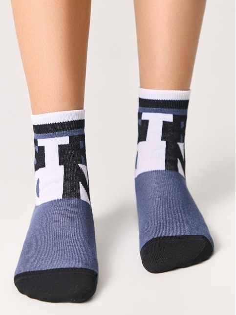 Хлопковые носки с рисунками, модель 608