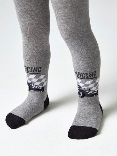 Хлопковые колготки с рисунком “Racing”
