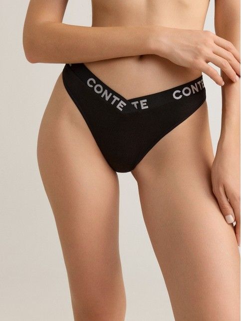 Трусы «бразилиана» с V-образной линией талии из бамбука с хлопком COMFY LINE LBR 2991