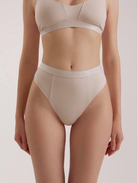 Трусы «бразилиано» из тонкого модала с декоративными линиями BODY TOUCH LBR 3196