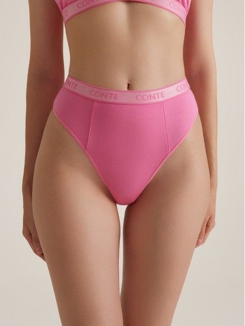 Трусы «бразилиано» из тонкого модала с декоративными линиями BODY TOUCH LBR 3196