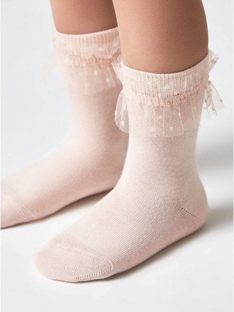 Детские носки с рюшами для девочек