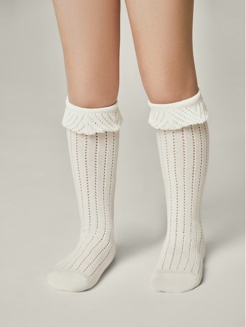 Гольфы с воздушными рюшами и хлопком MISS