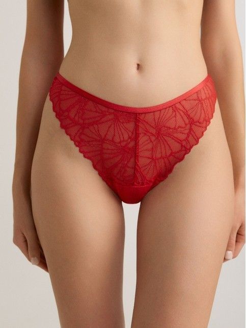 Кружевные трусы «бразилиана» со средней линией талии FABULOUS LBR 3201