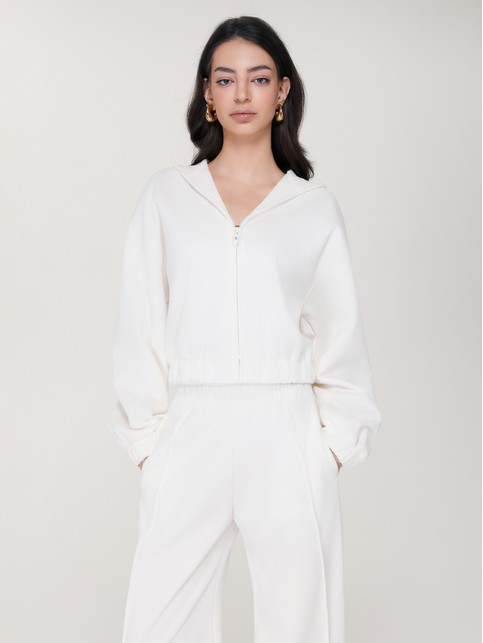 Худи из футера-пике на молнии с капюшоном LJ 3456 - купить в интернет-магазине Conte