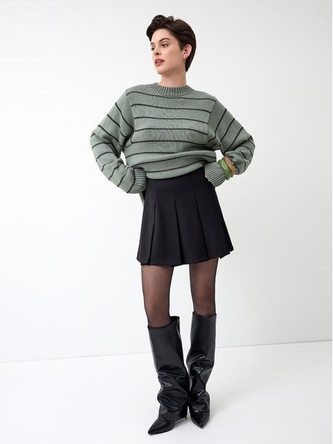 Юбка-mini в складку LU 3262