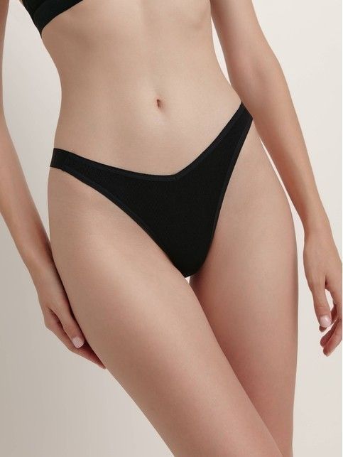 Трусы «бразилиана» с V-образной линией талии TIE DYE RIB LBR 1916