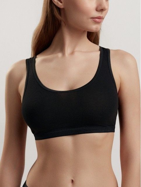 Бюстье из хлопка на широких бретелях BASIC COLLECTION LT 5018