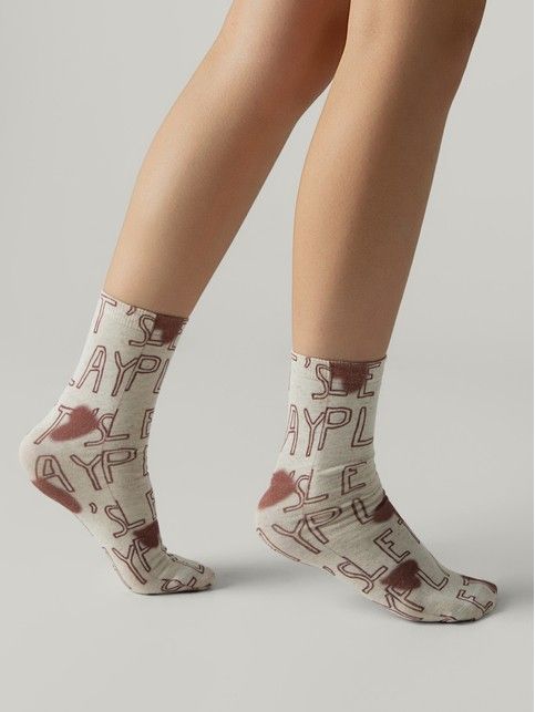 Носки из пряжи со льном «Let's play» - купить в интернет-магазине Conte