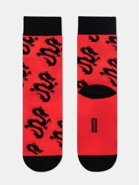 Мужские красные носки