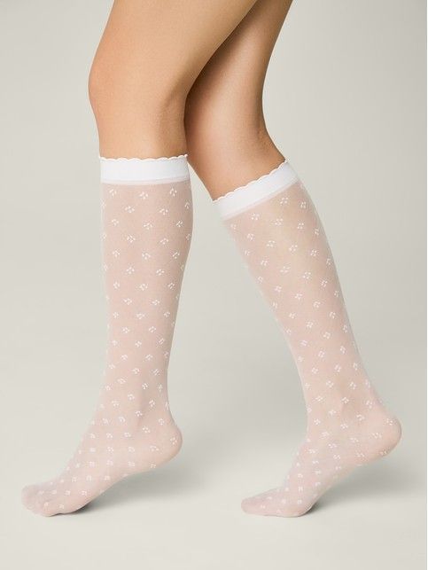 Гольфы с геометрическим рисунком VIOLA