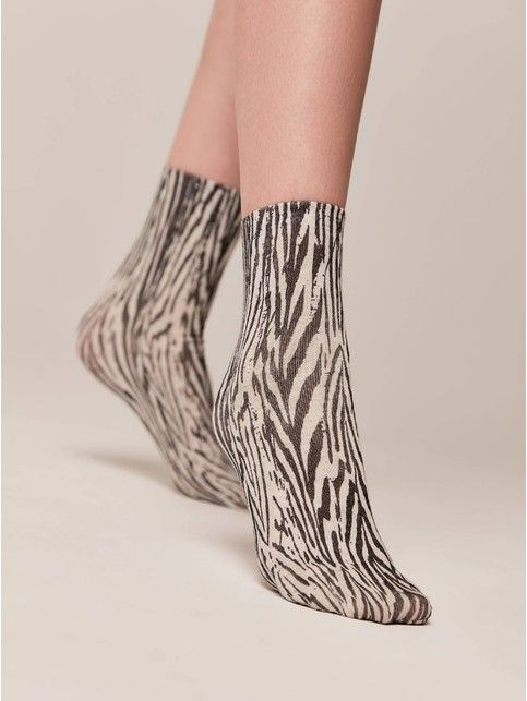 Носки из хлопка и льна «Texture»