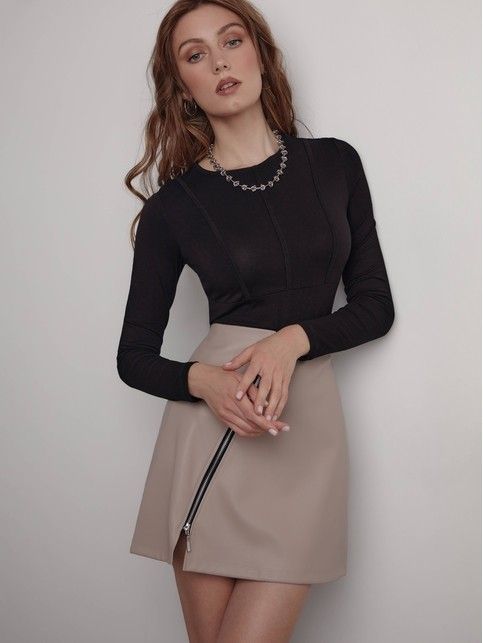 Джемпер из вискозы с имитацией корсета LD 1829