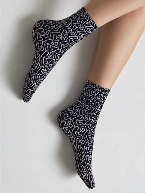 Плотные носки с рисунками «Love»