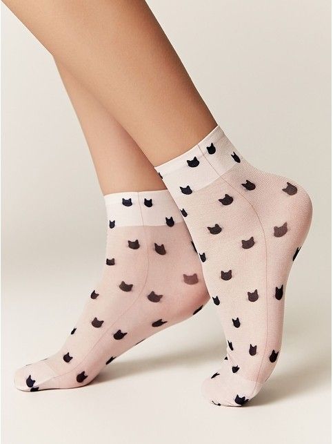 Носки с рисунком «Black kittens»